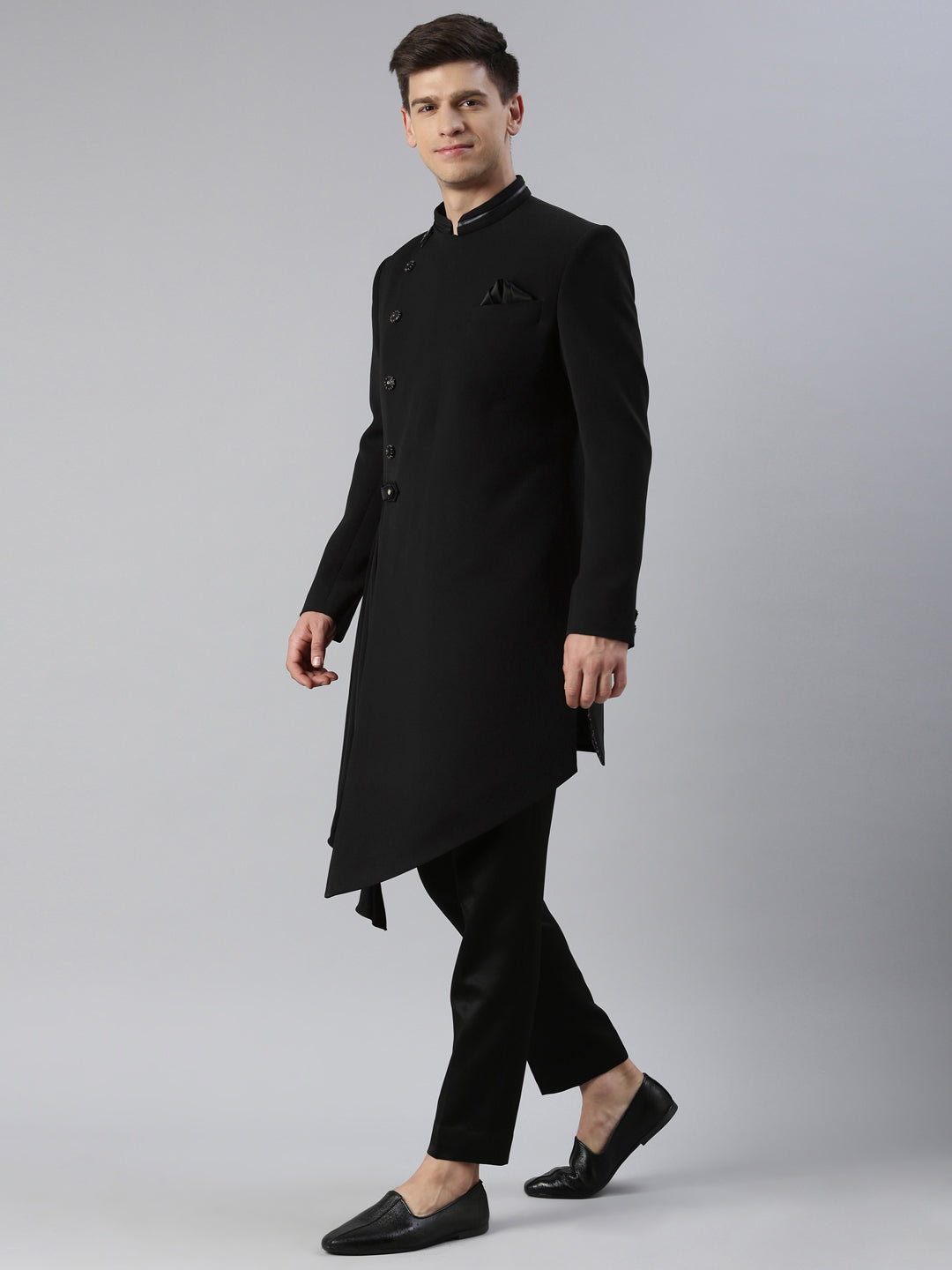 Black Drape Indowestern