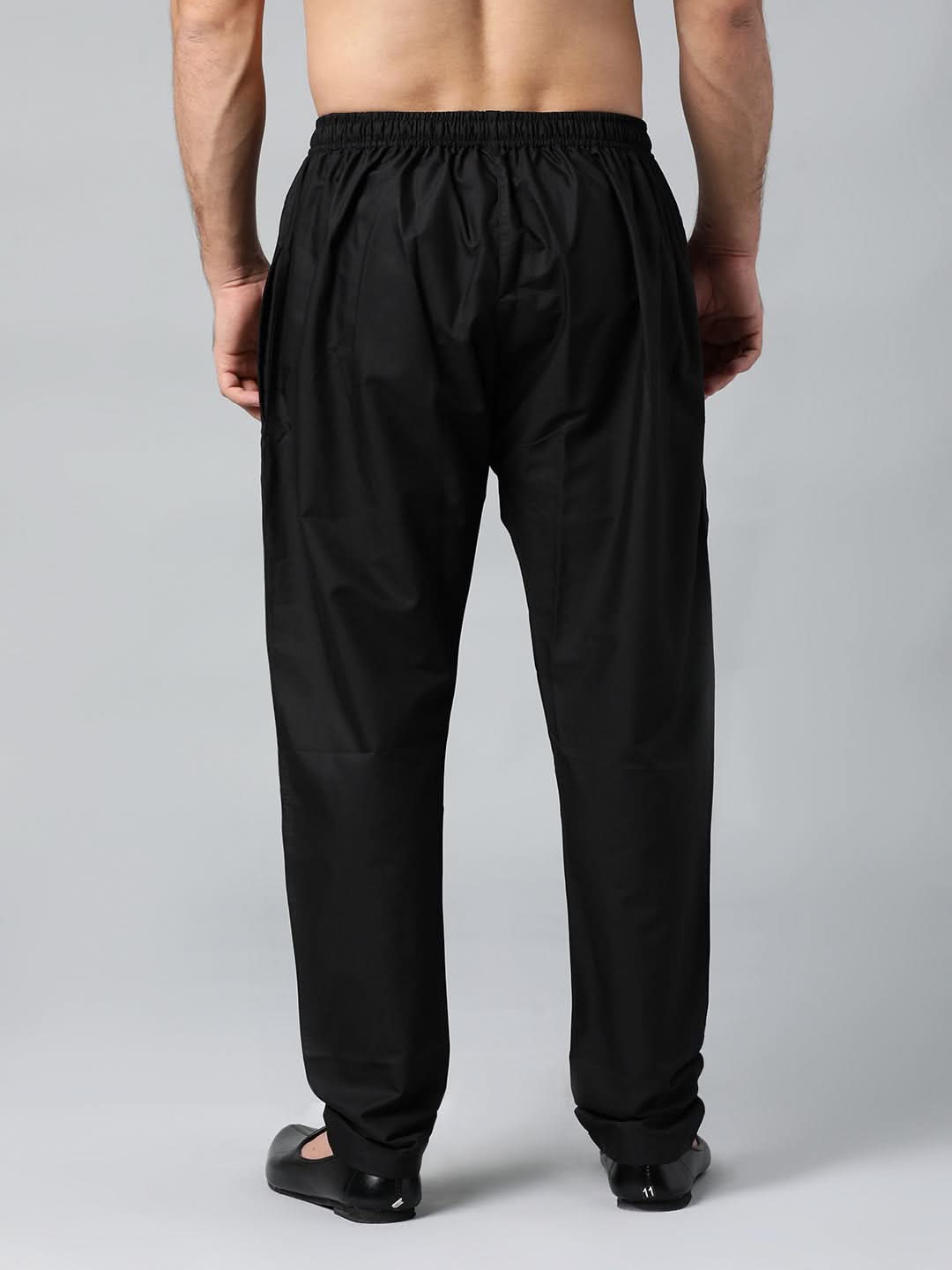BLACK FINE COTTON PAJAMA
