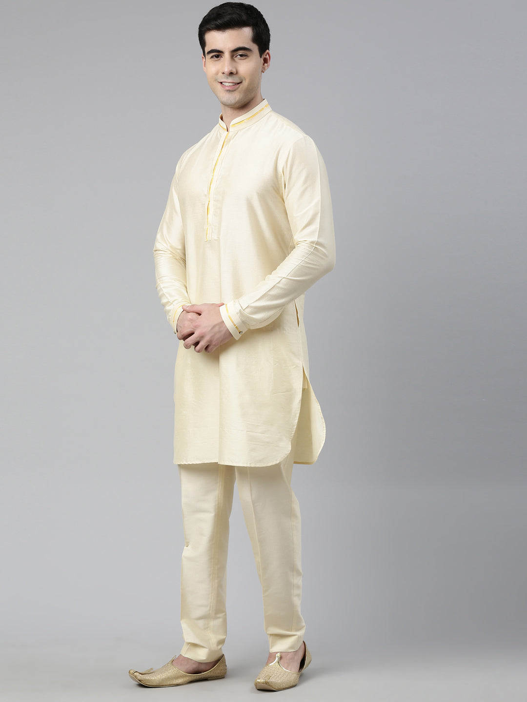 Banarasi Brocade Jacket With Kurta Set