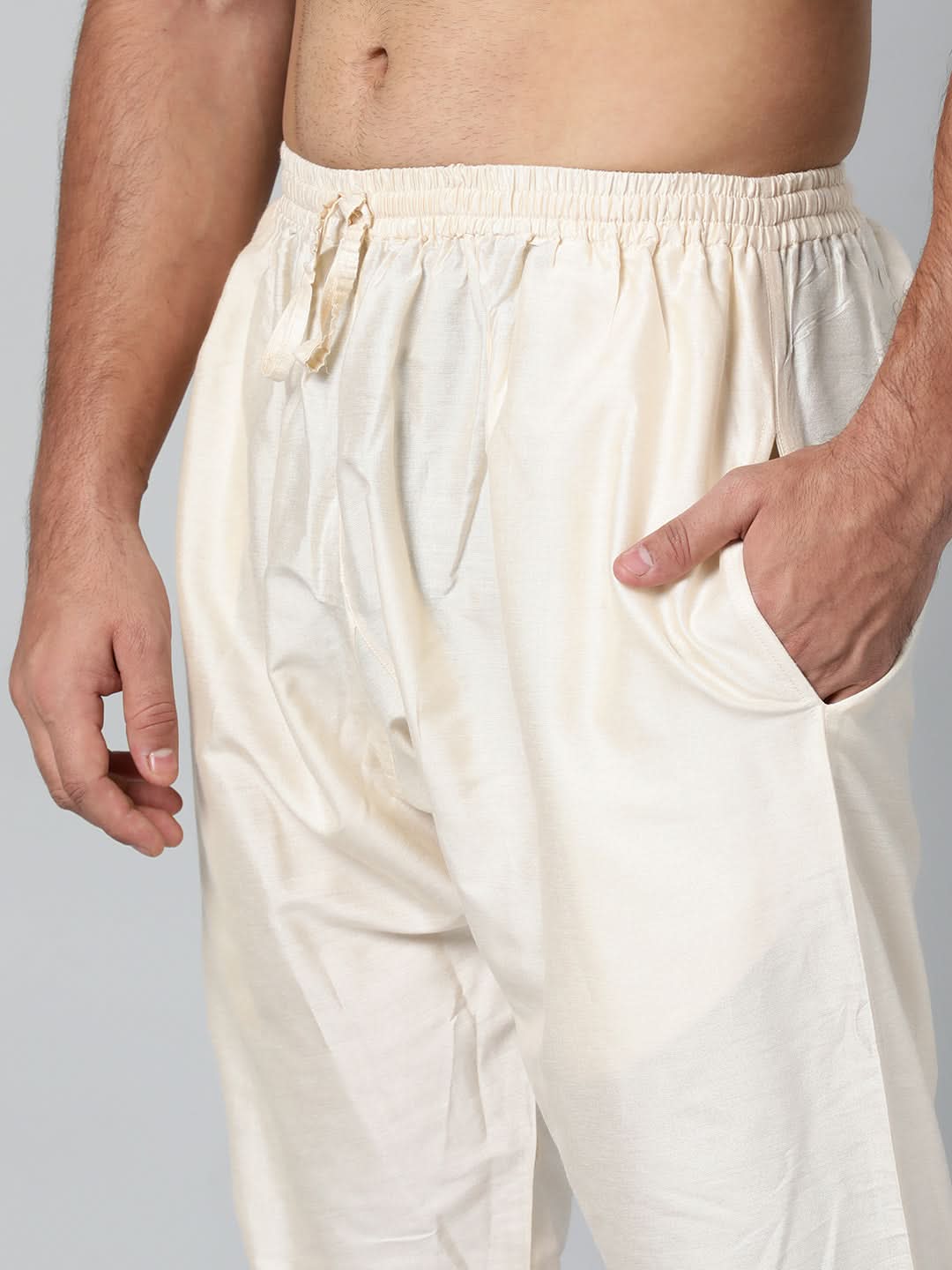 Grey Block Printed Kurta Set