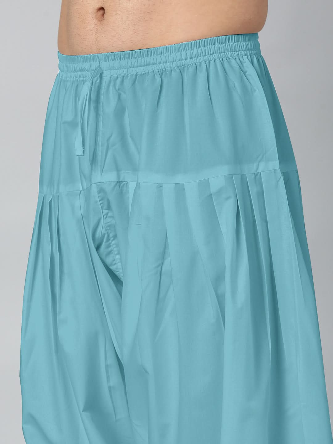 TEAL BLUE FINE COTTON SALWAR