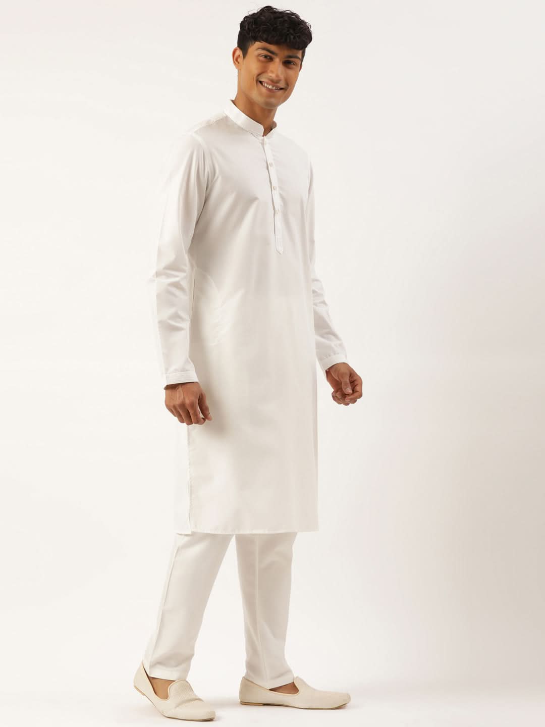 Multicolor Tiedye Cotton Jacket With Yellow Self Design Premium Cotton Kurta