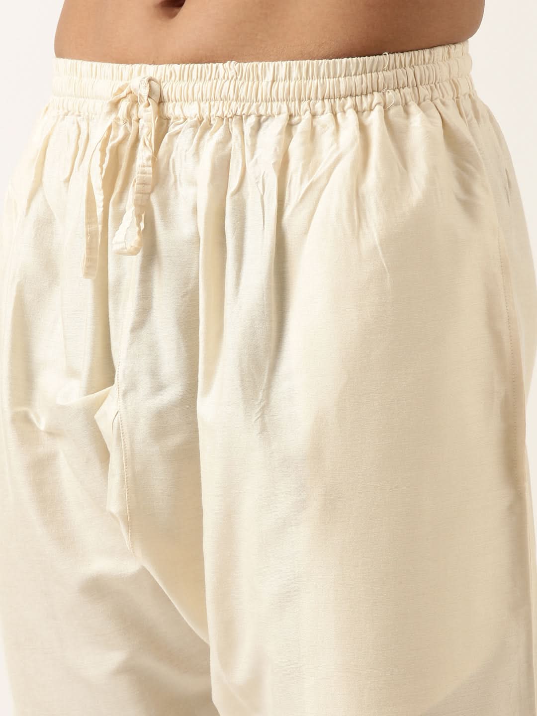 Green Beige Printed Kurta Set