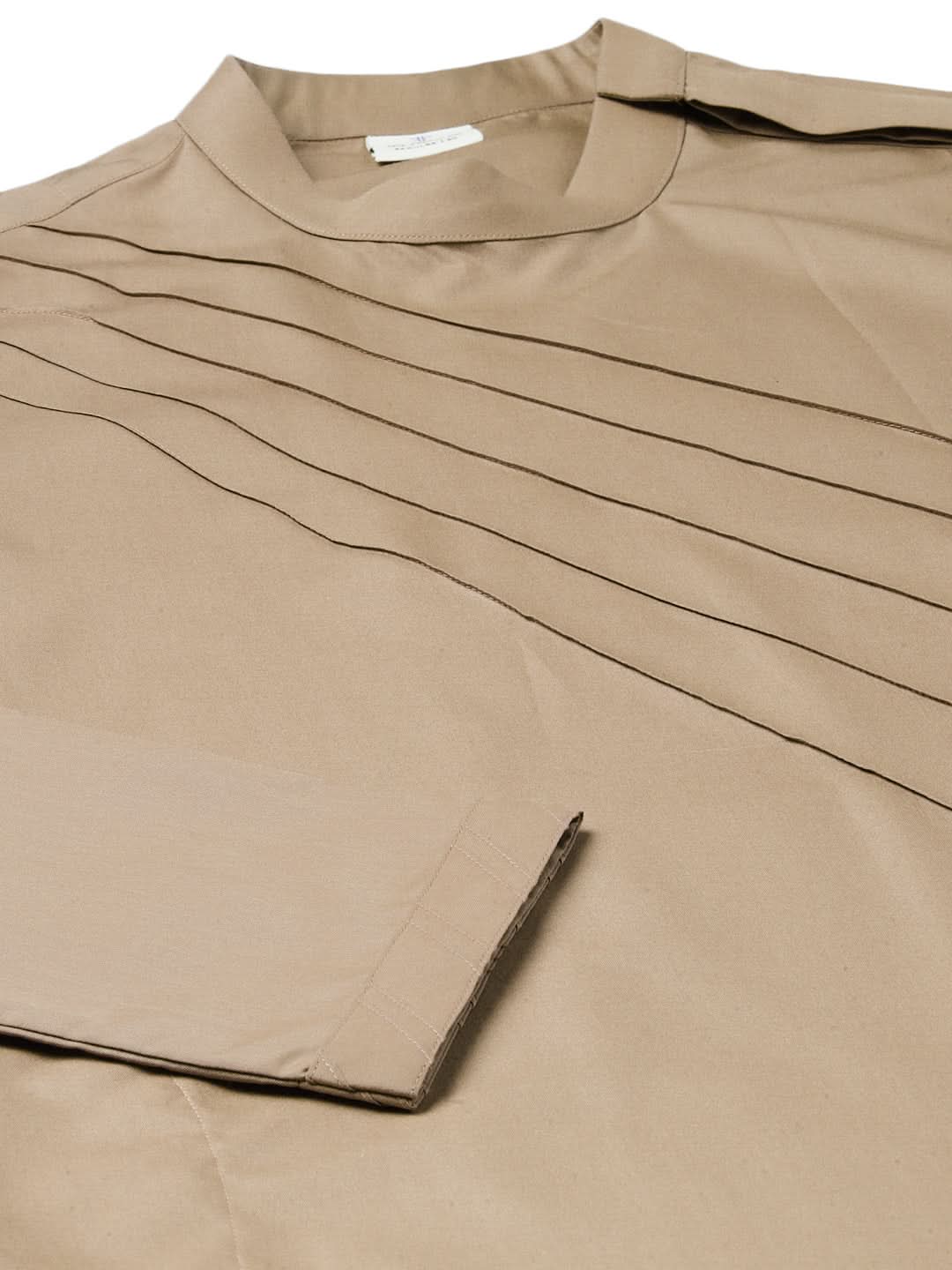 Beige Pintux kurta Set