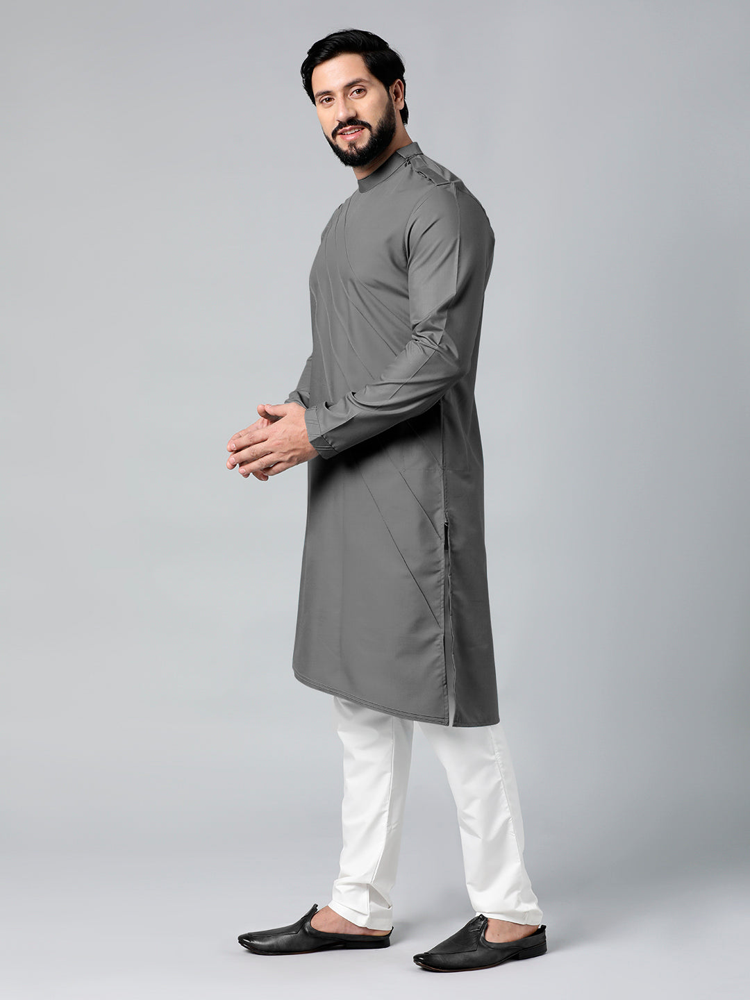 Grey Pintux kurta Set