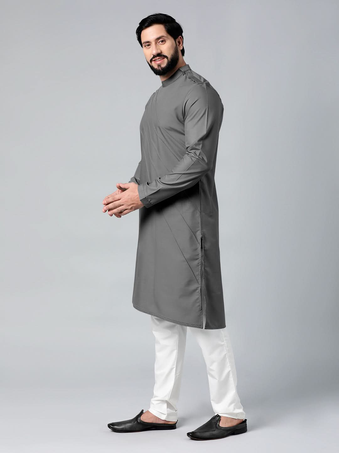 Grey Pintux kurta Set