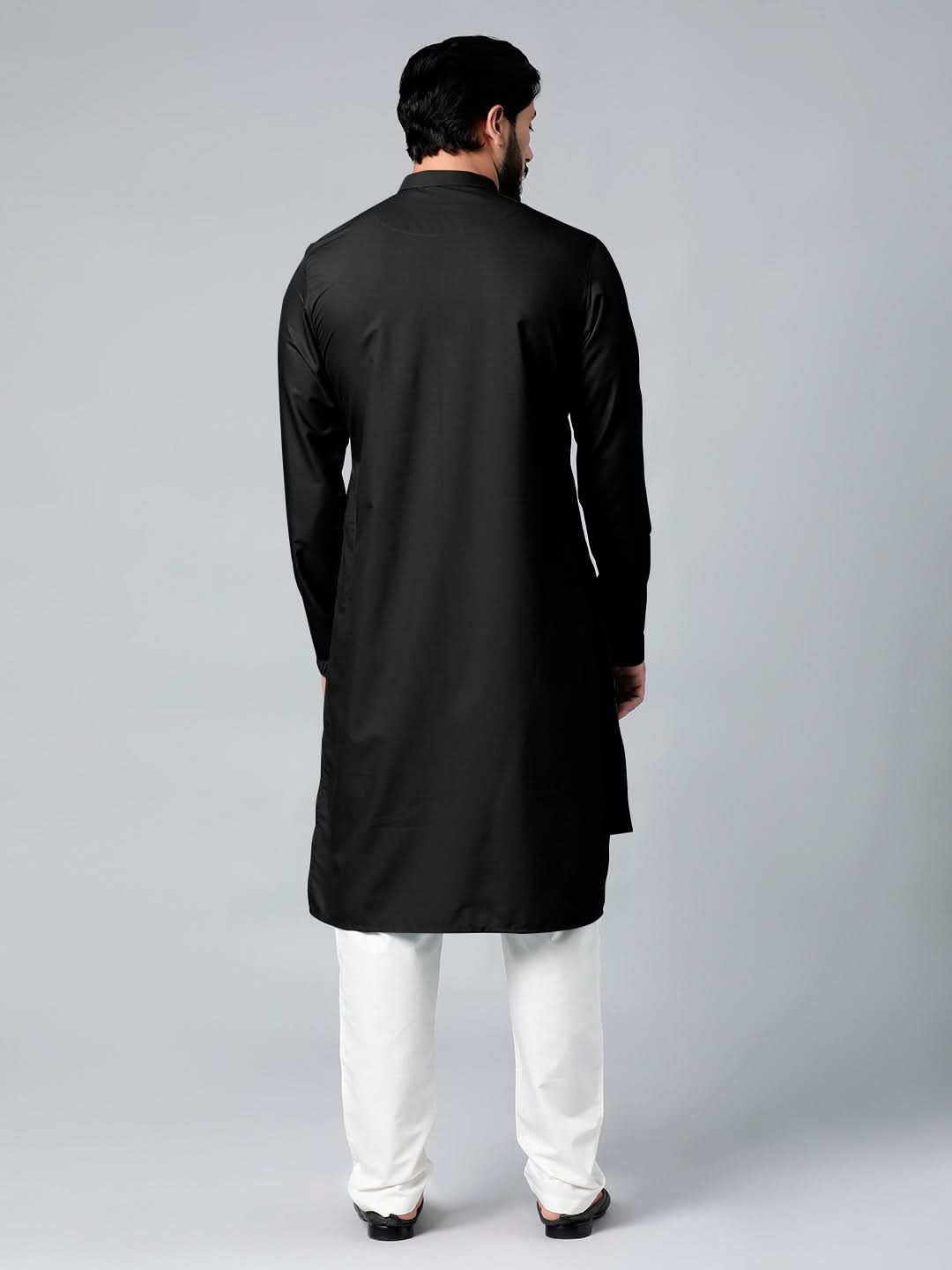 Black Pintux kurta Set