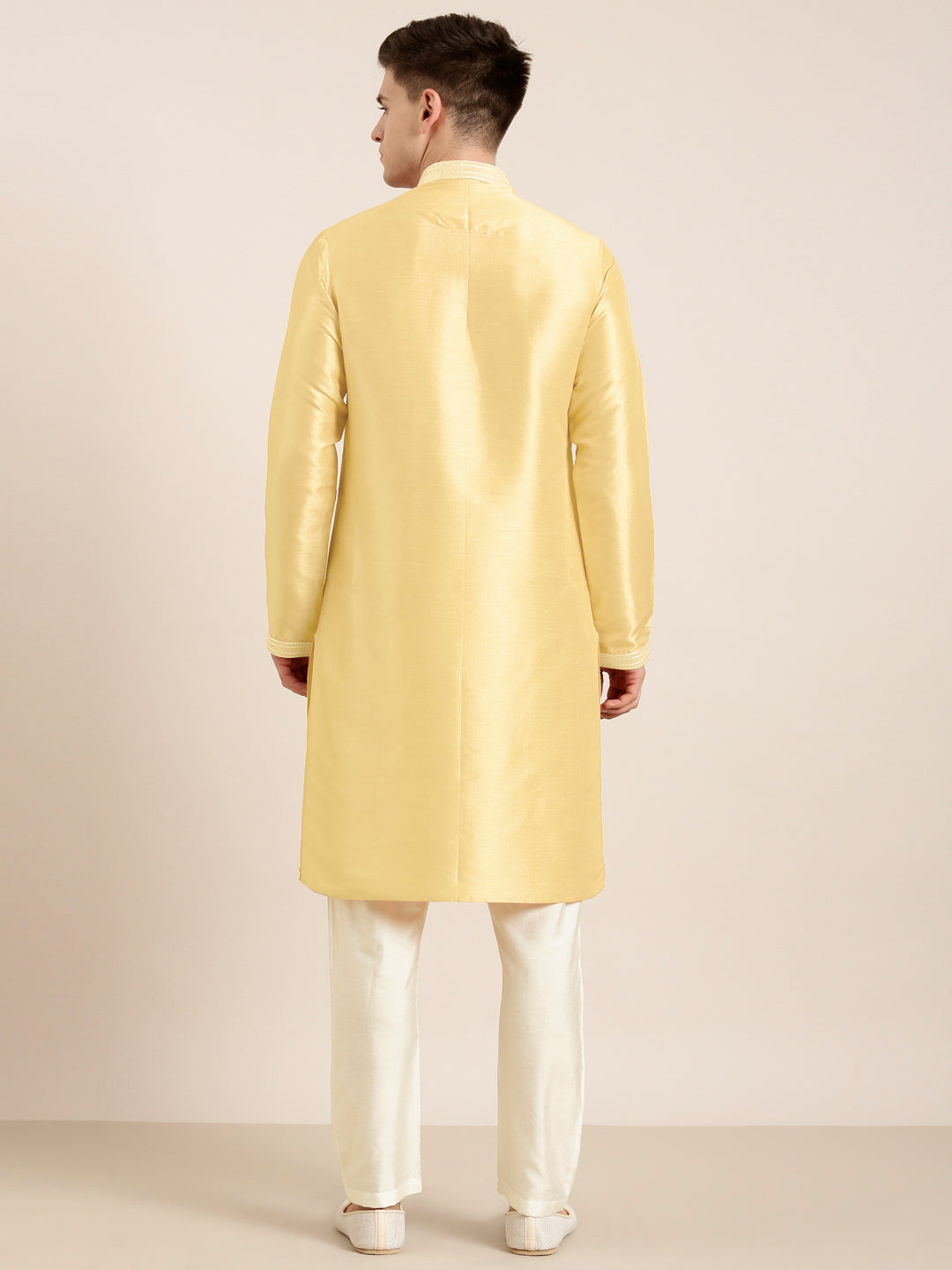 Yellow Embroidered Kurta Set
