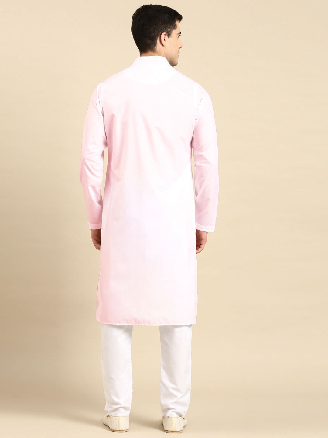 Light Pink fine Cotton Kurta Set