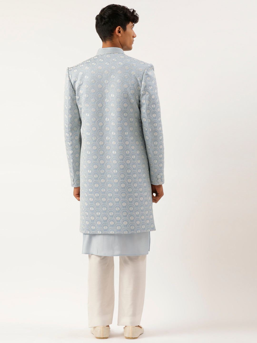 Light Blue Embroidery Indo