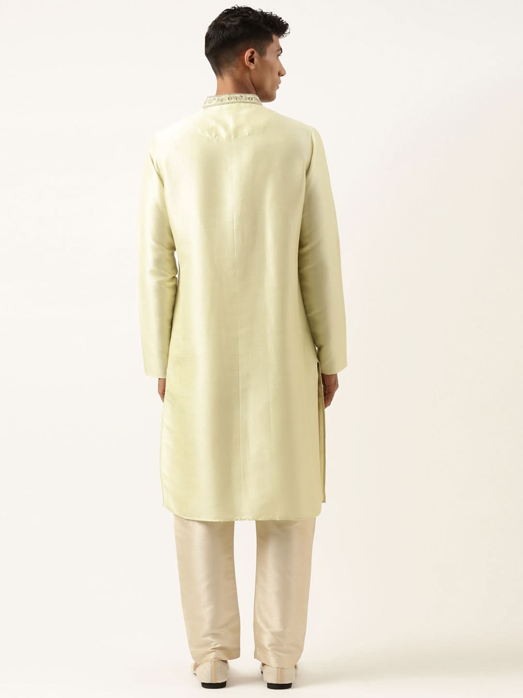 Pistachio Embroidery Kurta Set
