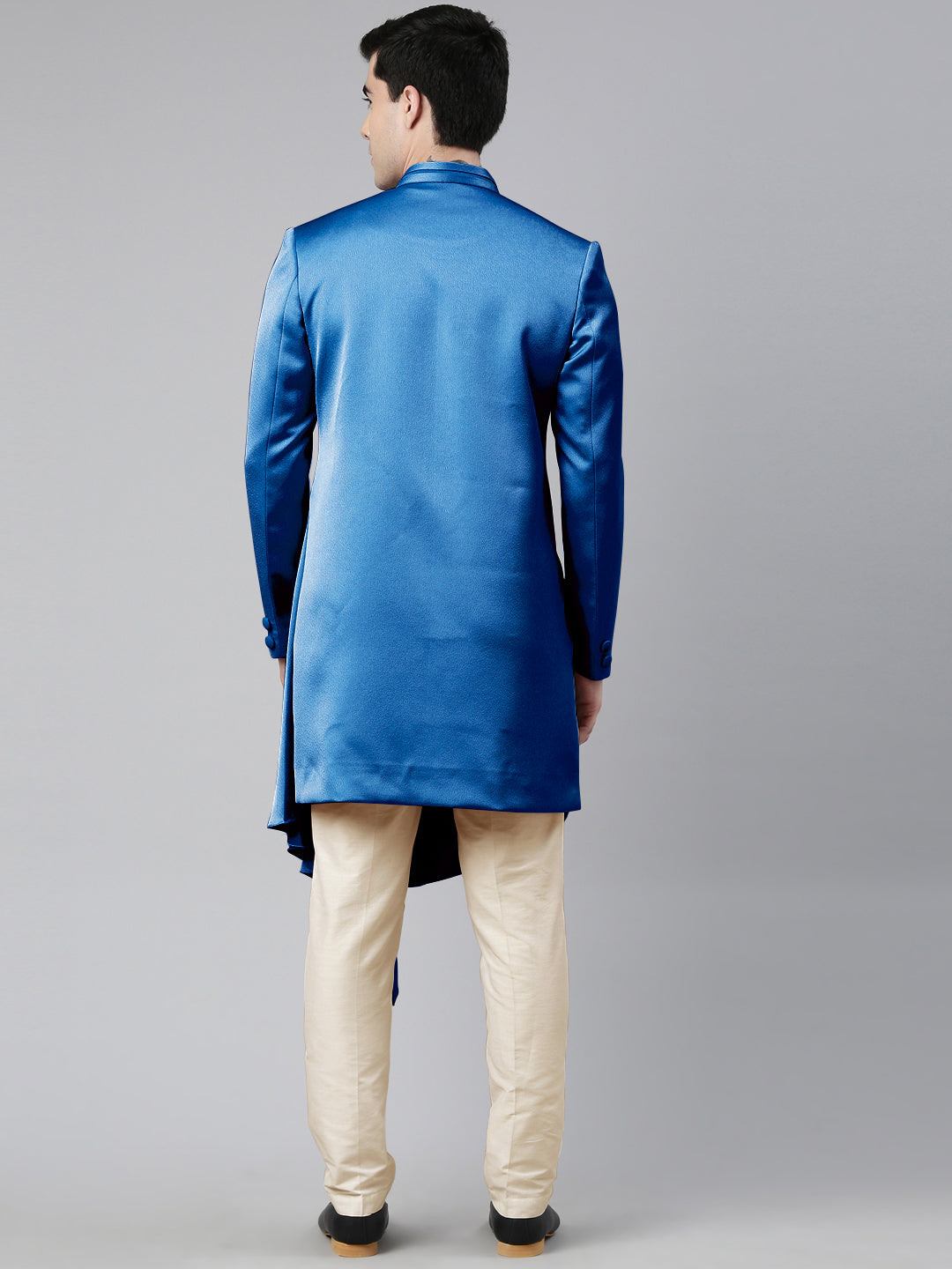Navy Draped Indo Set