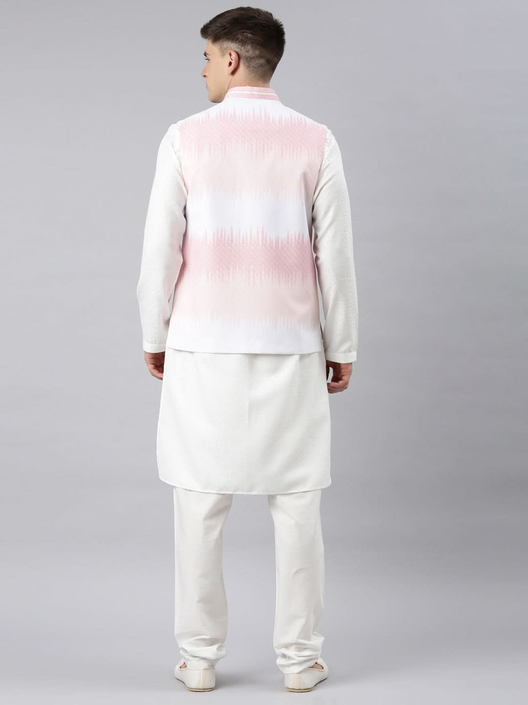 Pink ombre Jacket Kurta Set