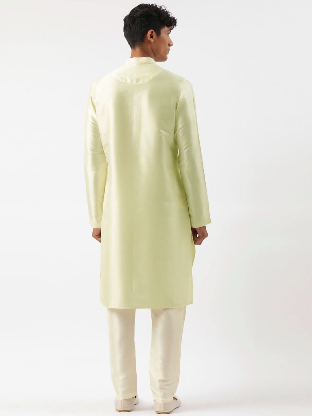 Light Green Embroidered Kurta Set
