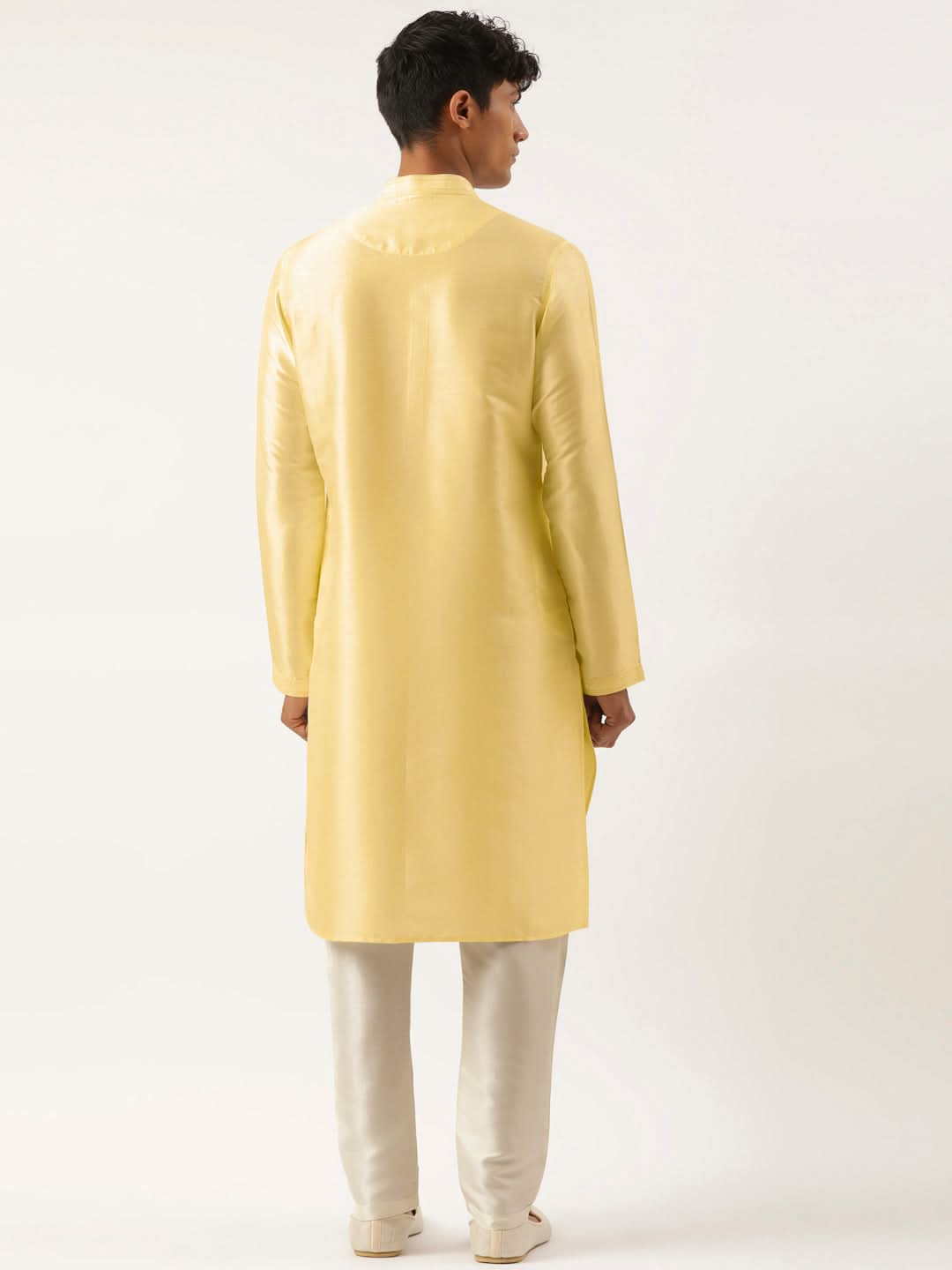 Yellow Embroidered Kurta Set