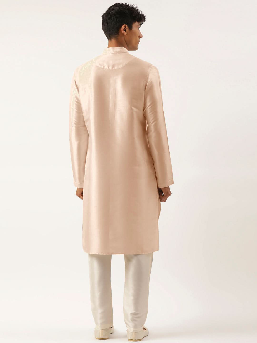 Light Pink Embroidered Kurta Set