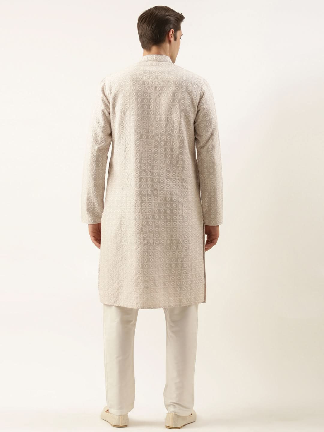 Pink Embroidered Kurta Set