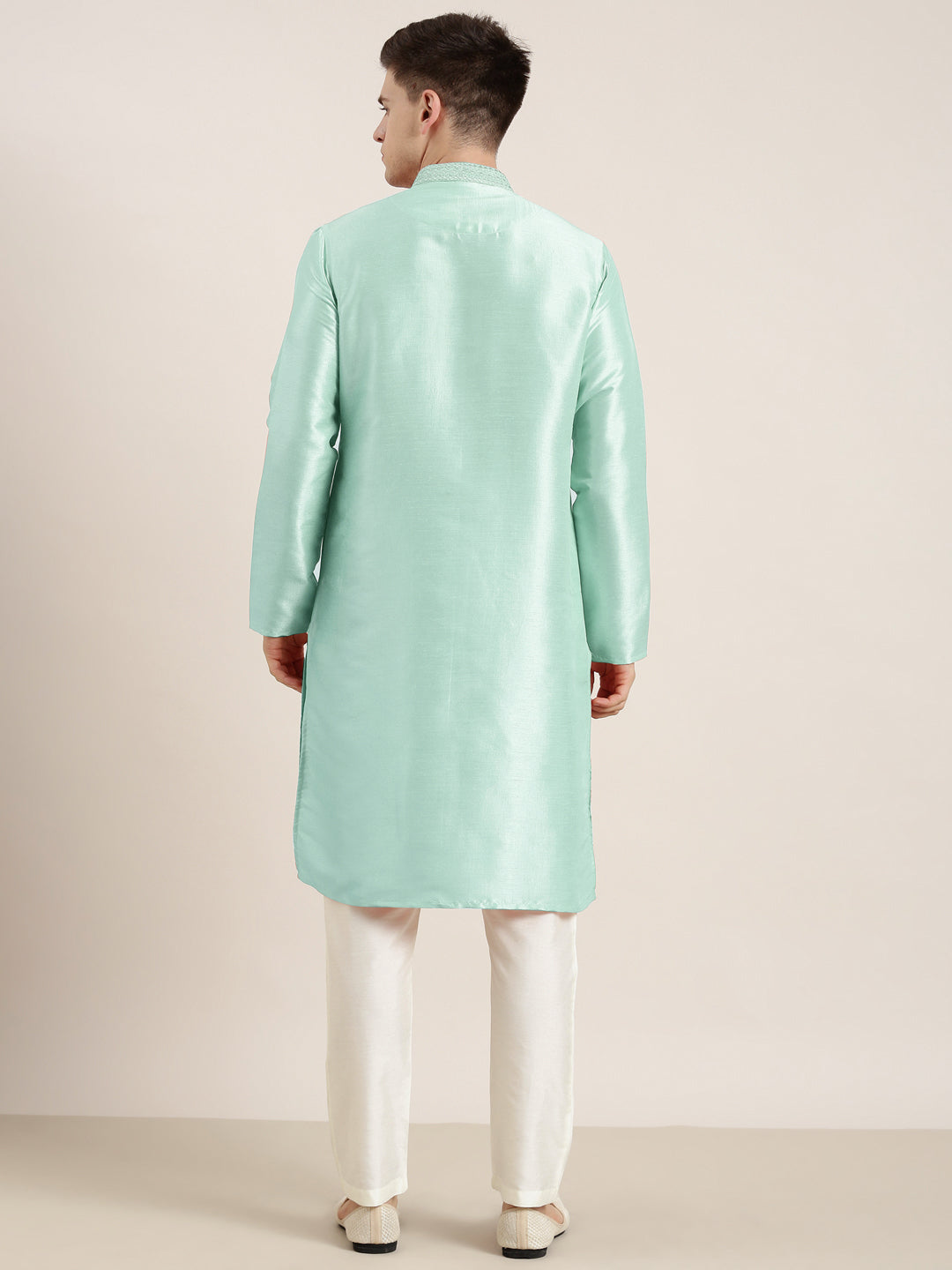 Sky blue Embroidered Kurta Set