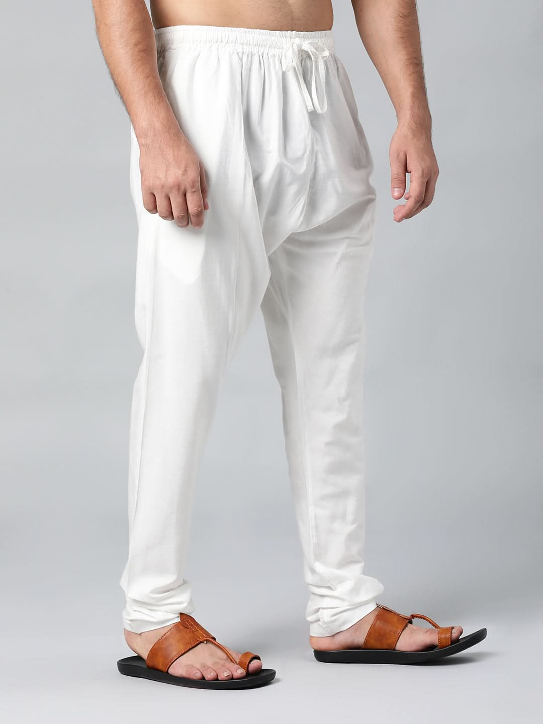 OFF WHITE COTTON SILK PAJAMA