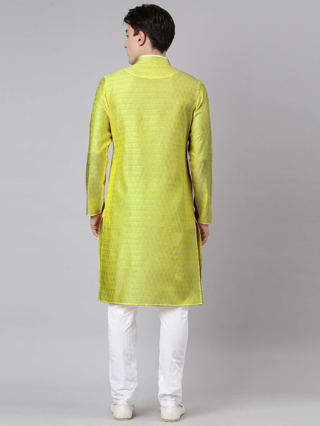 Jade Green Banarasi Jacquard Kurta Set