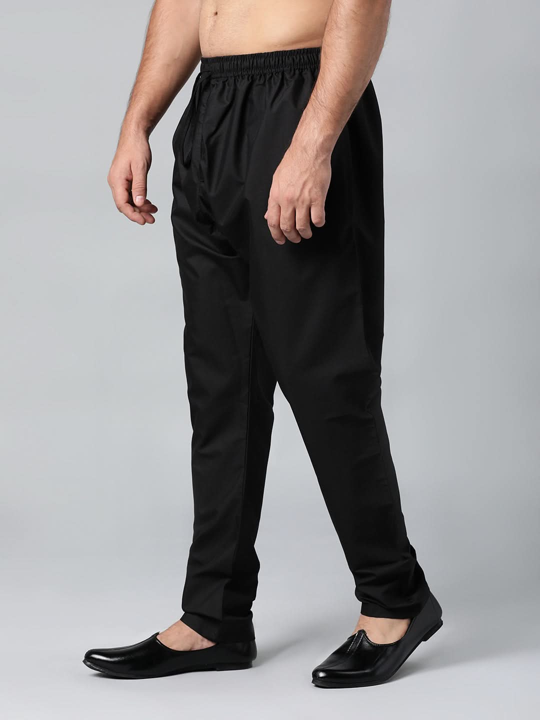 BLACK FINE COTTON PAJAMA