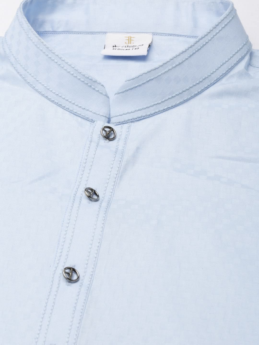 Sky Blue Asymmetrical Kurta Set