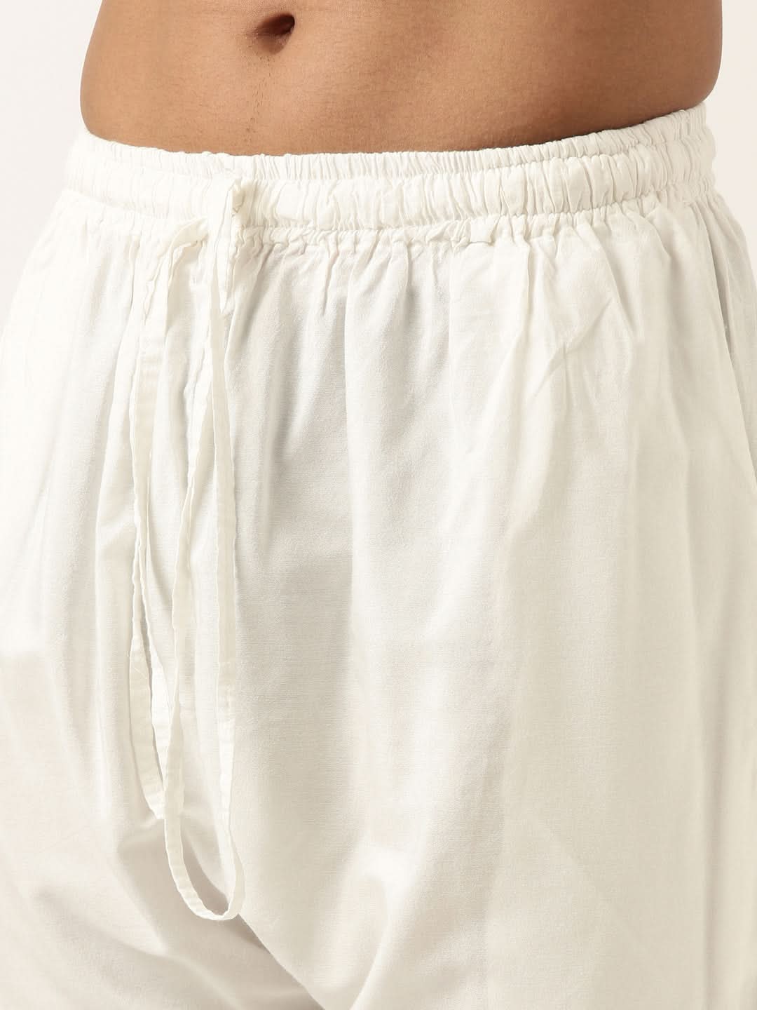 Light Green Asymmetrical Cotton Kurta Set