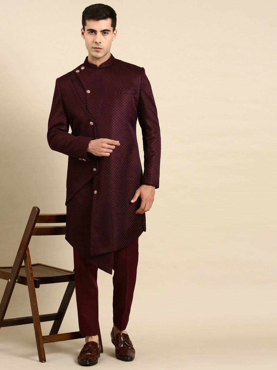 Maroon Premium Indo Set
