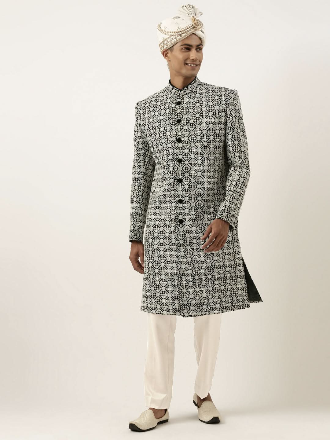 Bottle Green Velvet Indo Set