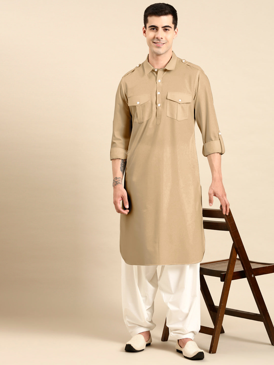 Cotton pathani online