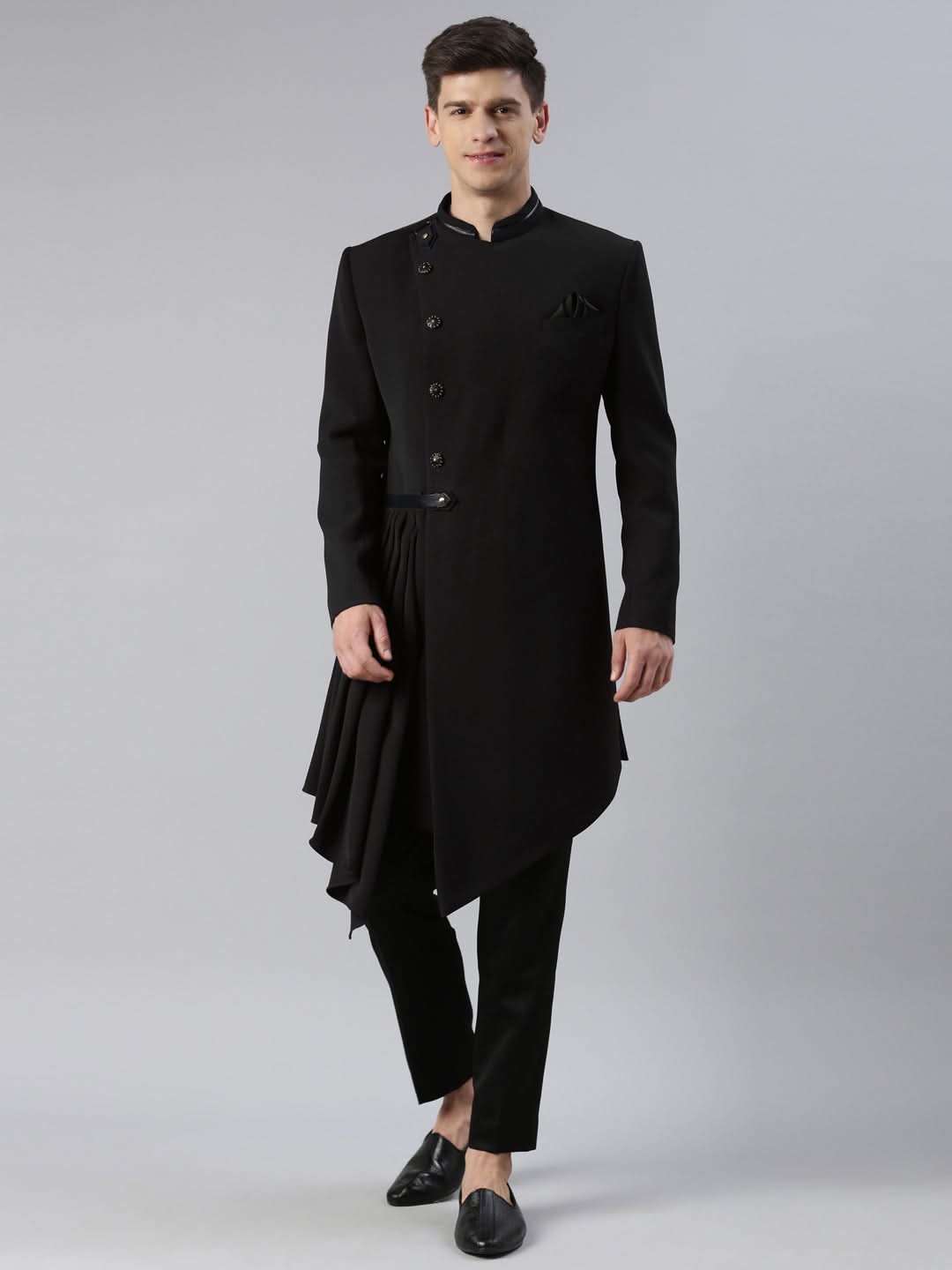 Black Drape Indowestern