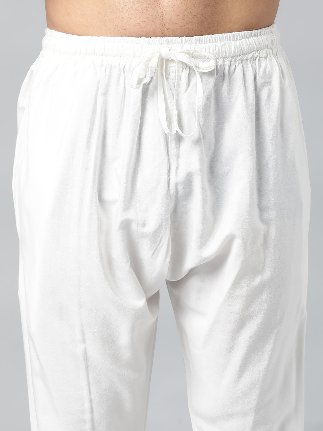OFF WHITE COTTON SILK PAJAMA