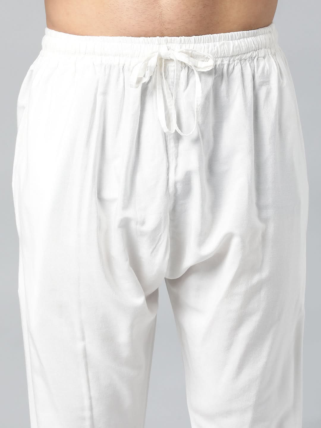 OFF WHITE COTTON SILK PAJAMA