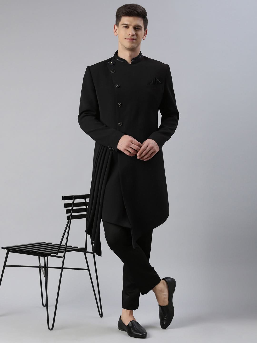 Black Drape Indowestern