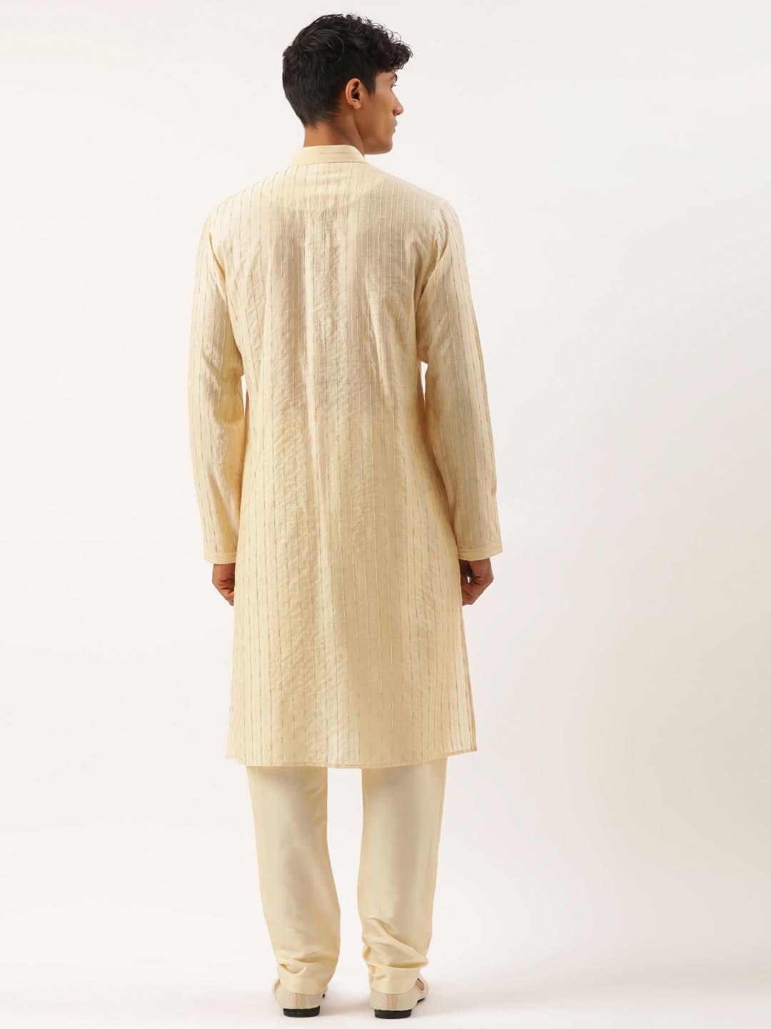 Yellow Embroidered Kurta Set