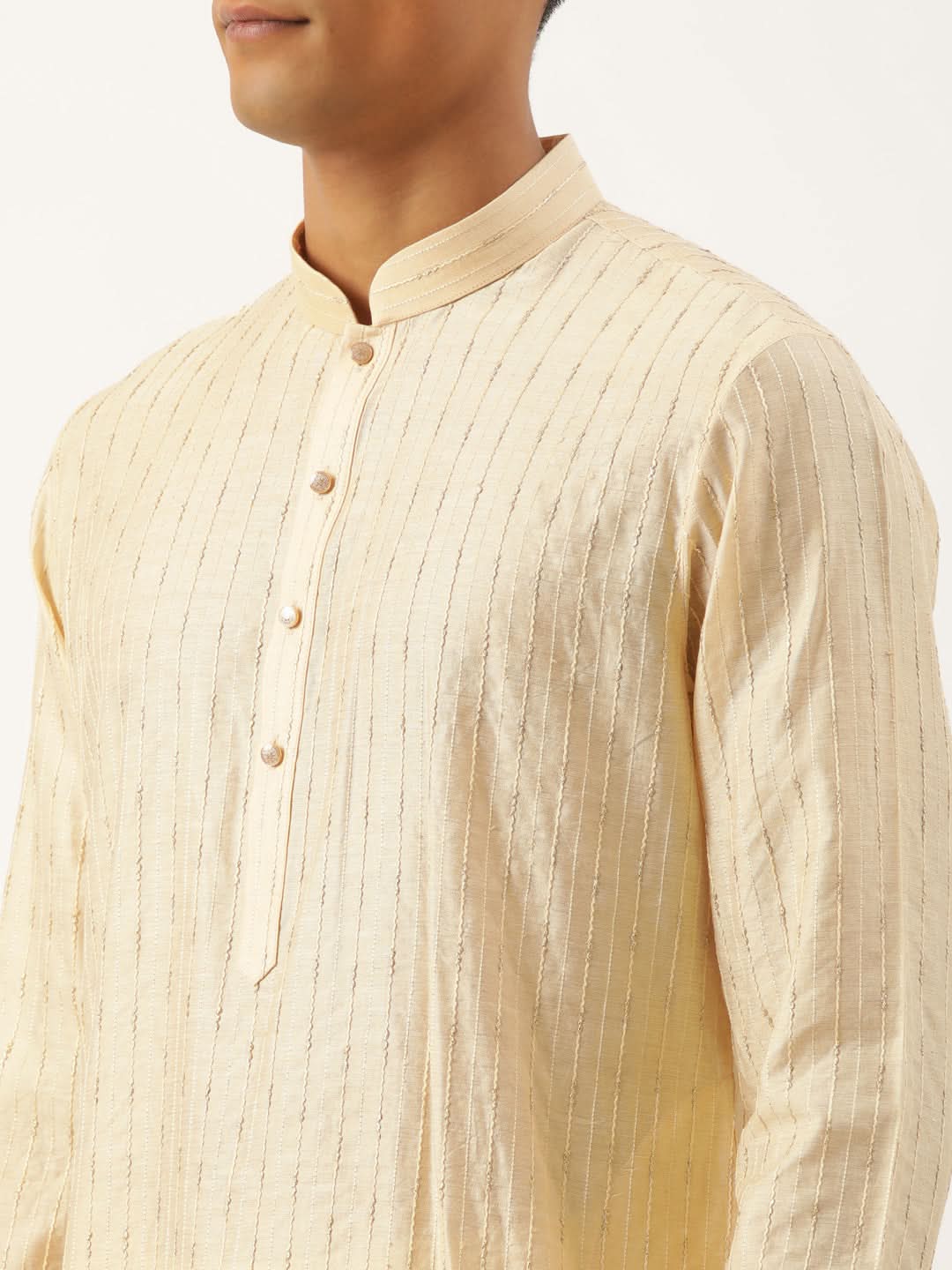 Yellow Embroidered Kurta Set