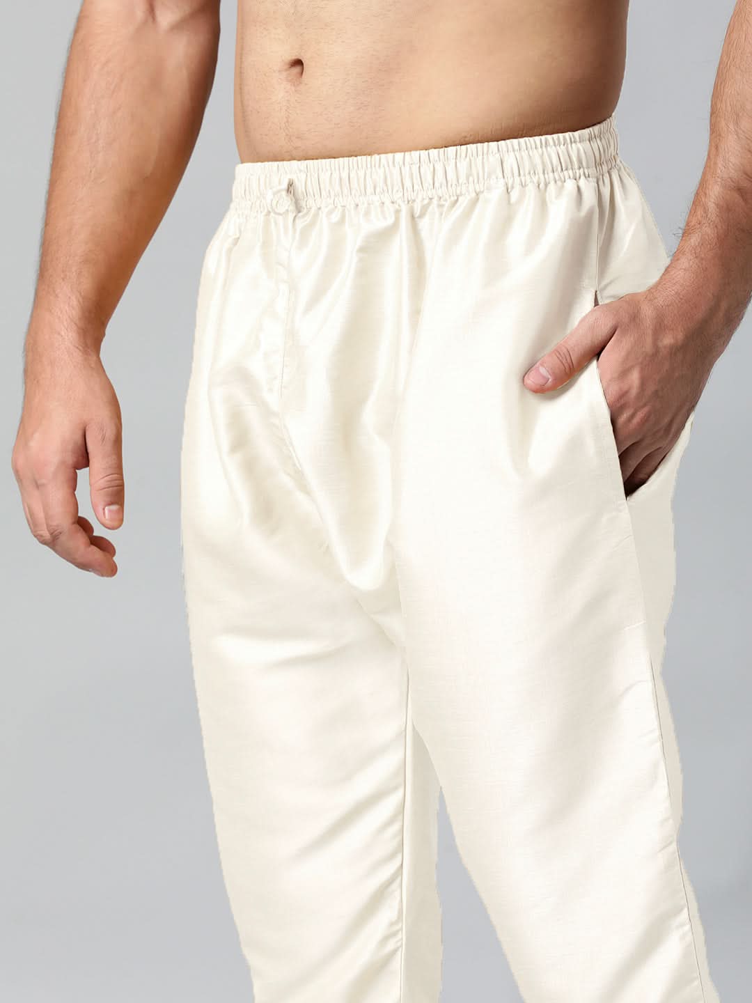 Blue Mirror Embroidery Kurta Set