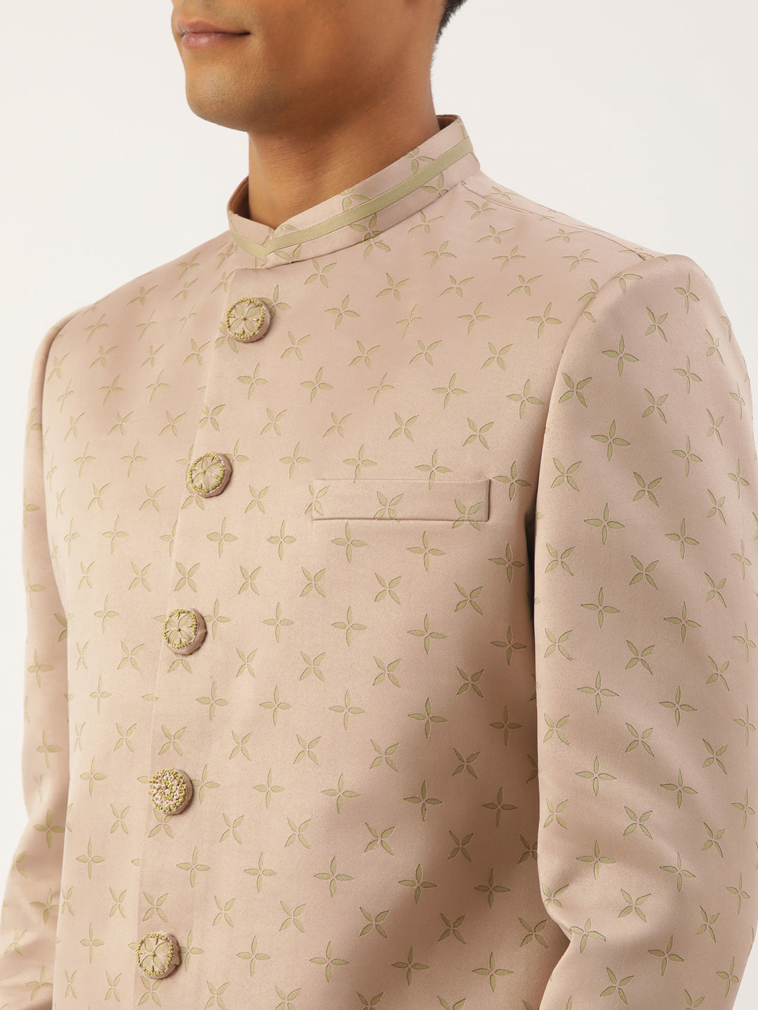 Dry Rose Achkan Set