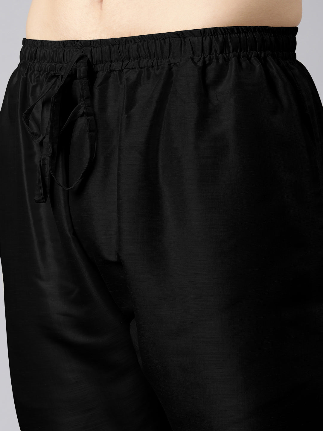 Black Embroidered Kurta Set