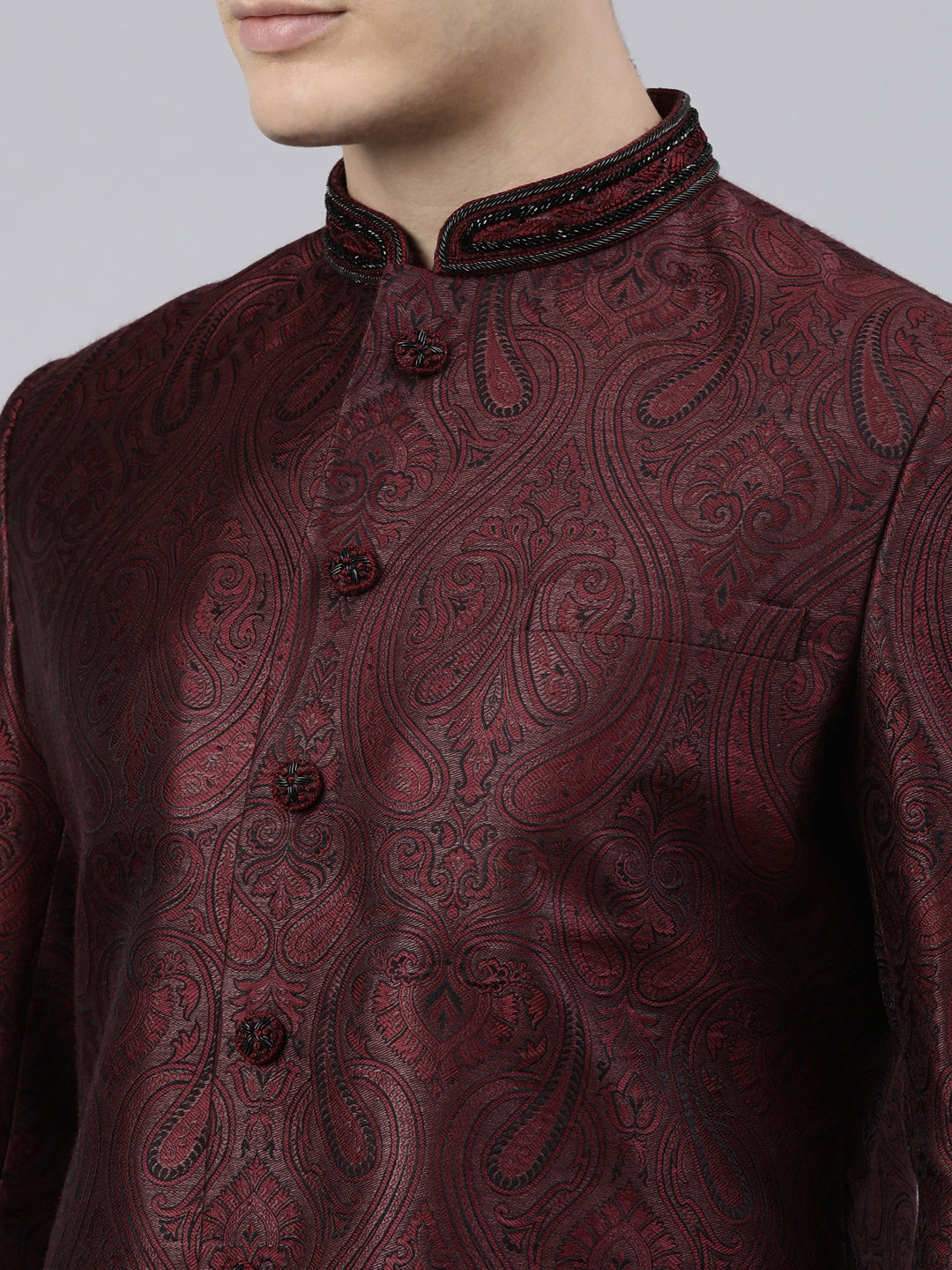 Maroon Classic Indo Set