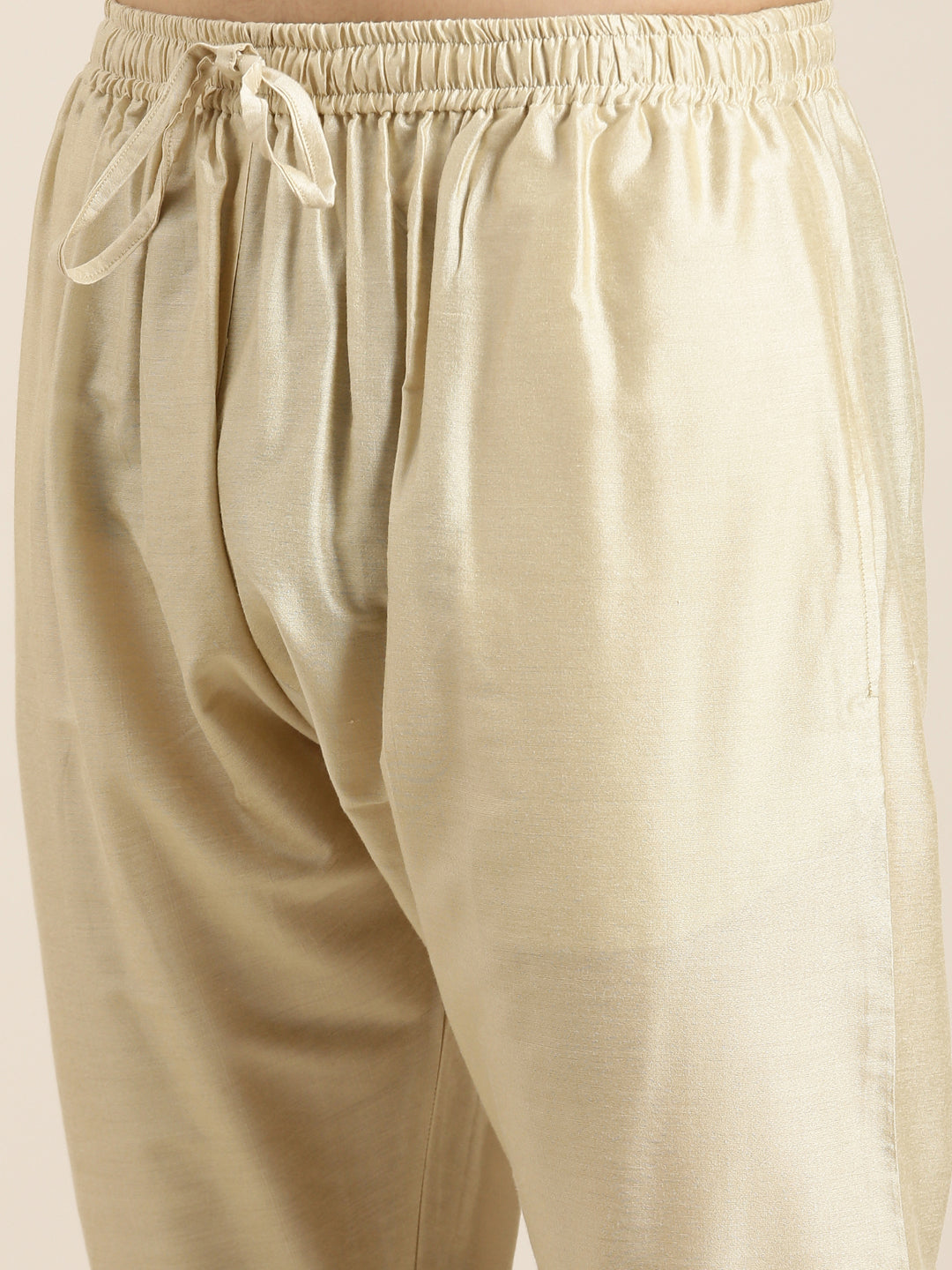 Navy Banarasi Jacquard Kurta Set