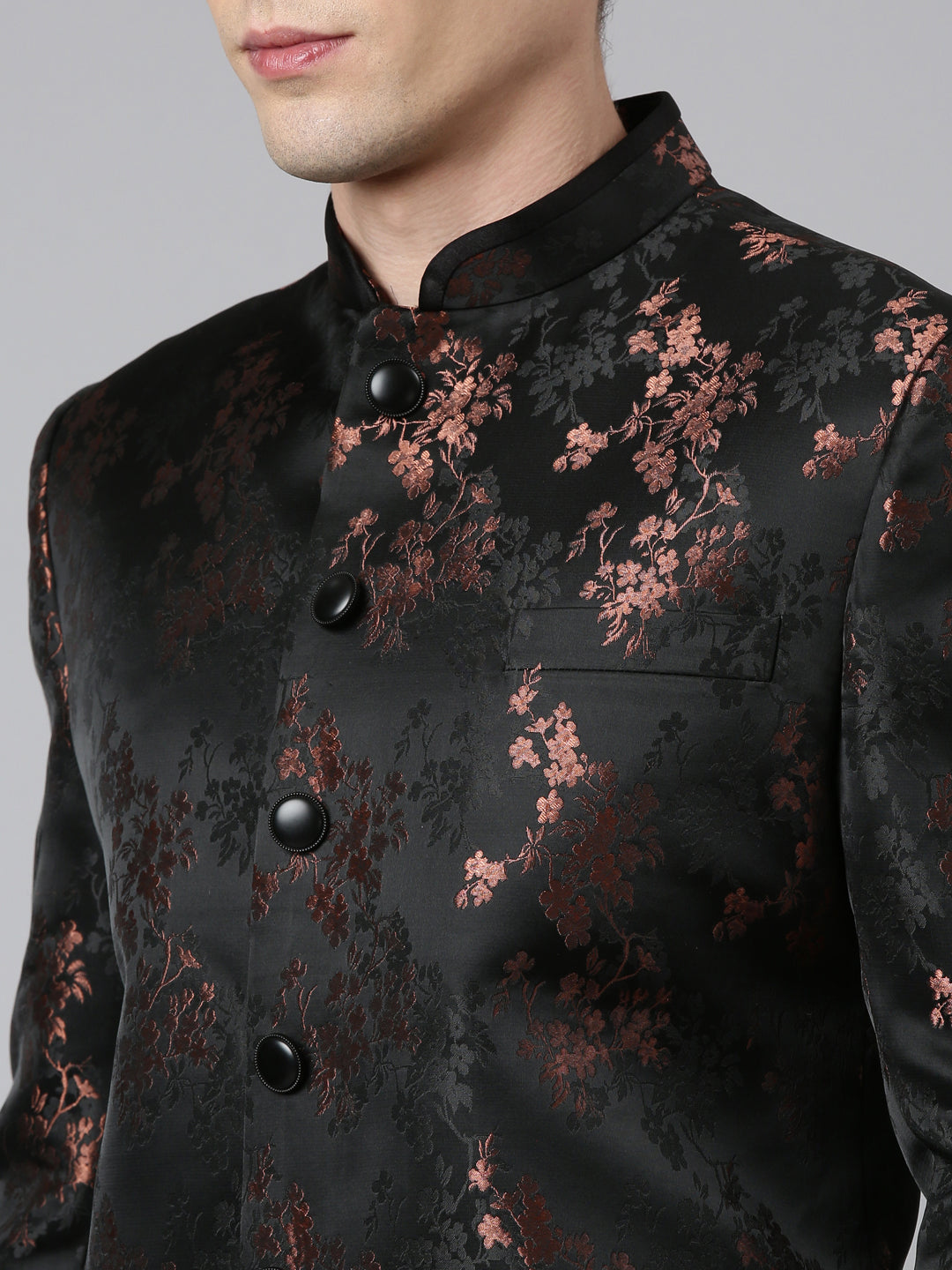 Copper Black Jacquard Indo Set