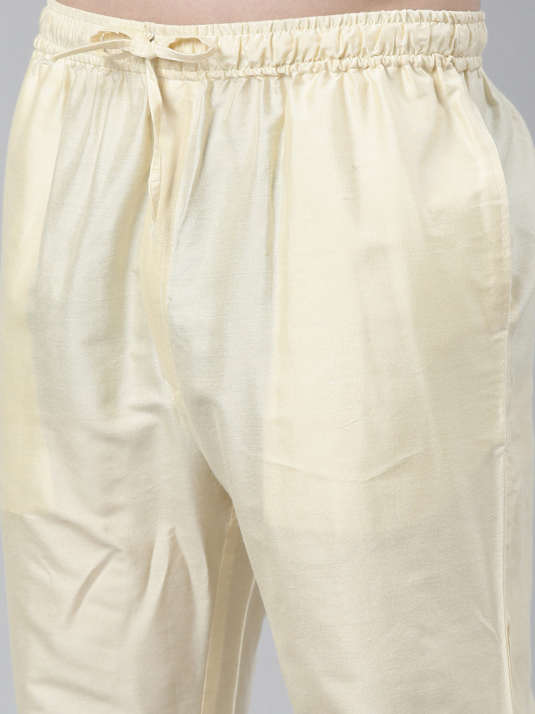 Sky Blue Brocade Silk Kurta Set