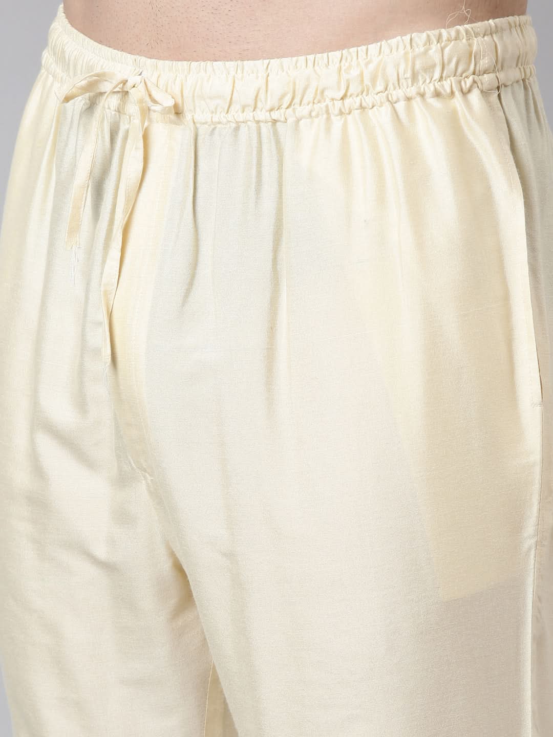 Mustard Embroidered kurta Set