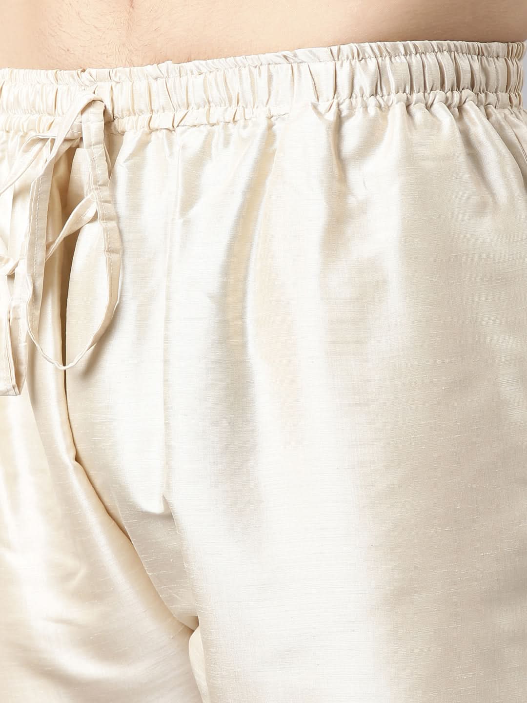 Dark Blue Layered lapel Style Jacket Kurta Set