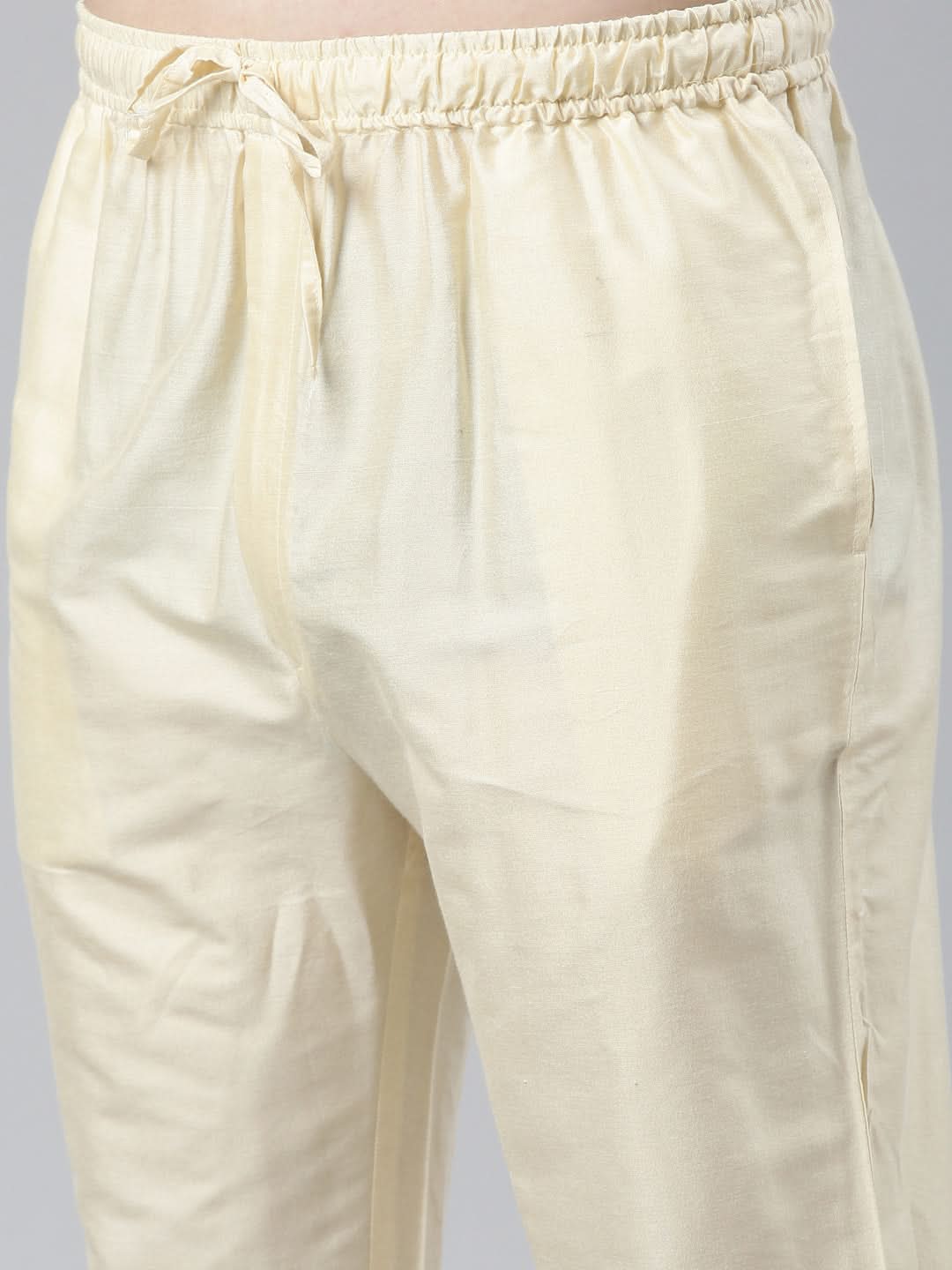 Mint Green Banarasi Jacquard Jacket And Kurta Set