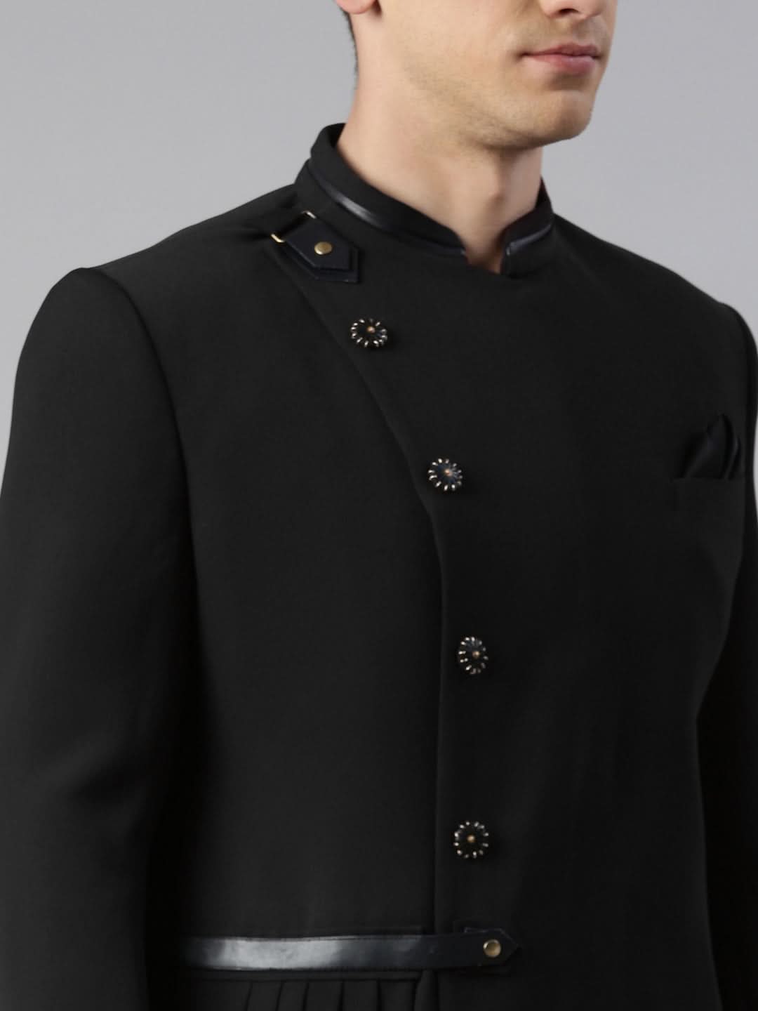 Black Drape Indowestern