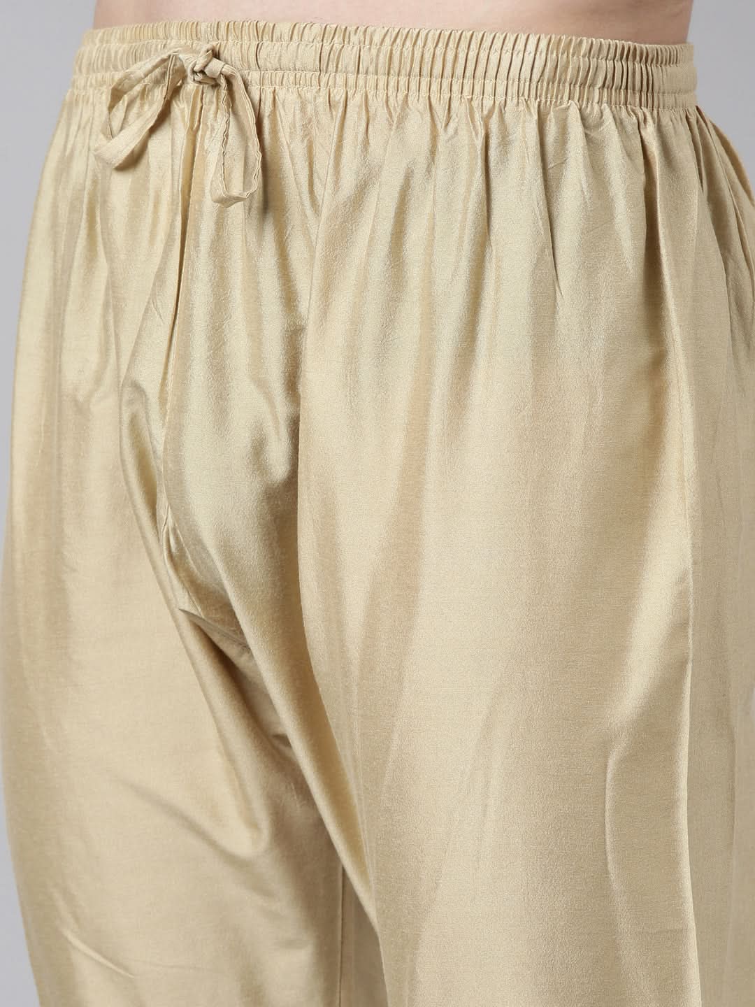 Beige Embroidered Kurta Set