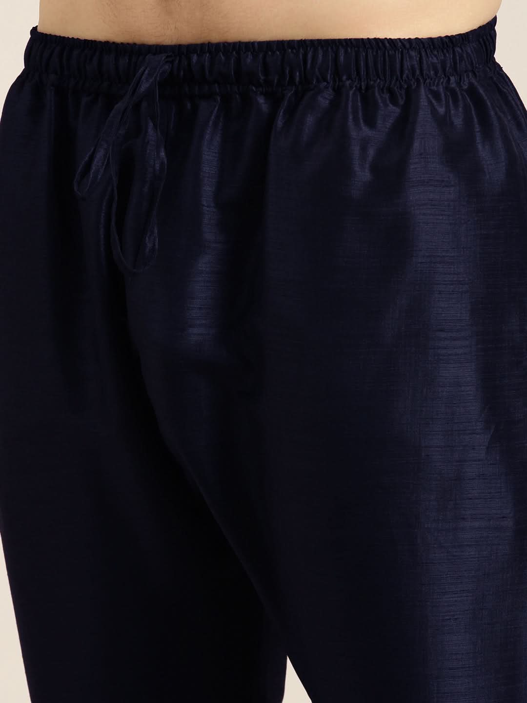 Navy Blue jacket Kurta Set