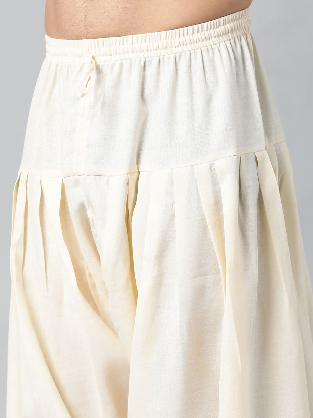 CREAM TWILL WEAVE SALWAR